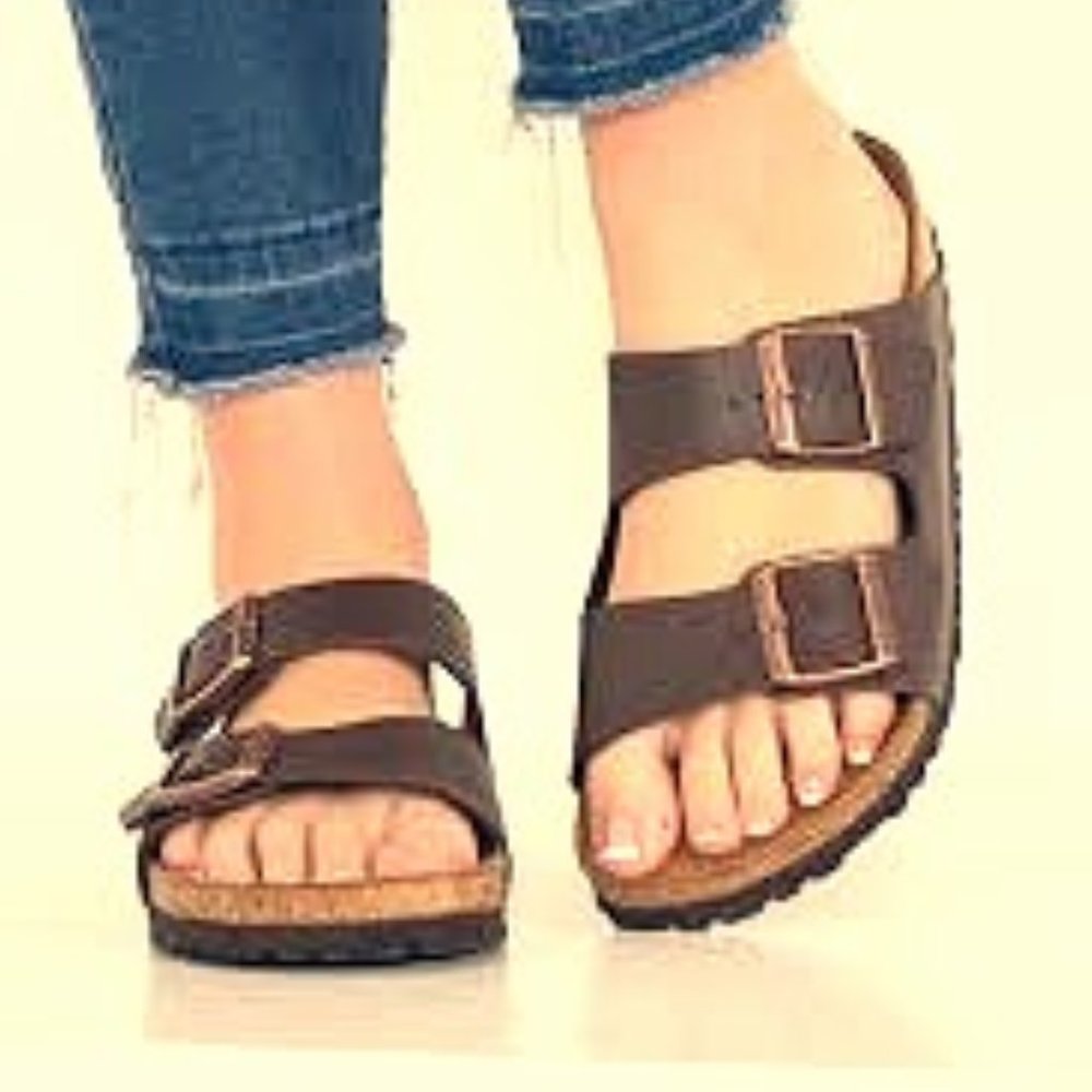 Mocha Birkenstocks